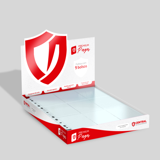 Pacote com 10 folhas - Fundo Transparente