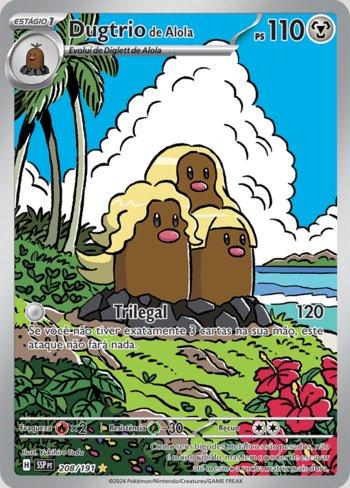 Dugtrio de Alola - Ilust rara