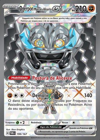 Ogerpon Máscara Alicerce Ex - Full art.