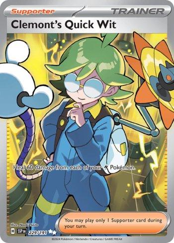 Sagacidade de Clemont - Full art.